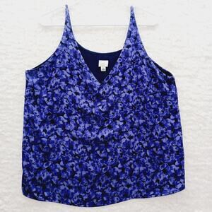 Cami Purple Violet Pansy Bloomcore Whimsycore Romantic Fairy Soft Girl Size XL